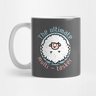 Sheep Ultimate Multi - Tasker Sustainable Farming Distressed Vintage Funny Mug